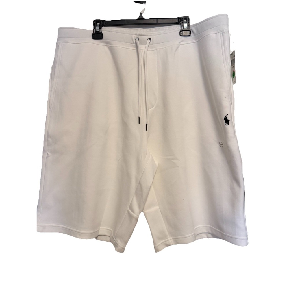 Polo Ralph Lauren Mens White Double-Knit Shorts‎ Big & Tall 2LT NWT